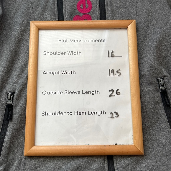 Bench Urbanwear Asymmetric Zip Front Jacket Sweater Grey/Pink Funnel Neck Sz M - Picture 6 of 6